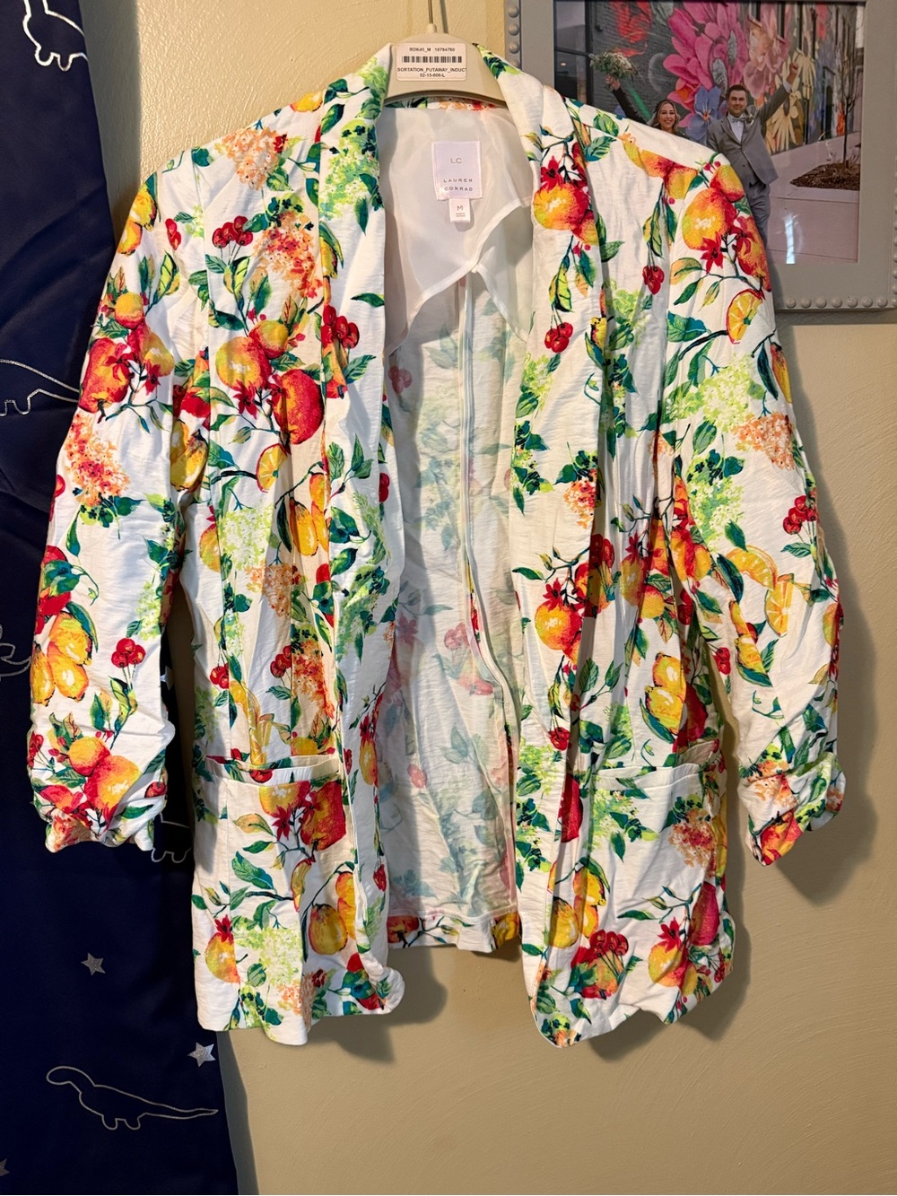 LC Lauren Conrad Floral Blazer